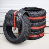 Carmotion Zestaw pokrowców na koła lub opony 13" - 15", 4 szt.
