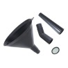Carmotion Lejek plastikowy, trzyczęściowy z sitkiem, czasza 210x135 mm, owalny