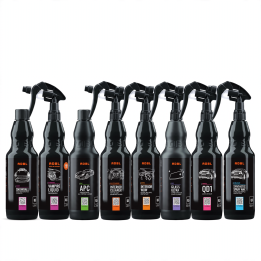 Duży zestaw kosmetyków samochodowych na prezent – ADBL Premium Detailing Set 8 × 0,5 L